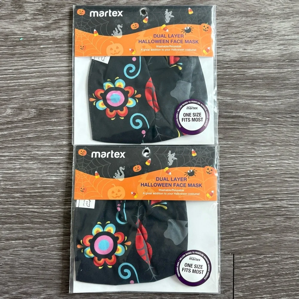 Martex Black Halloween Face Mask